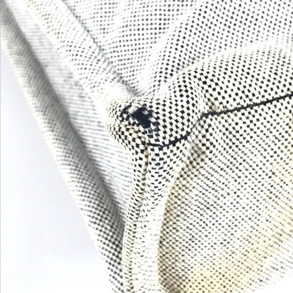 HERMES Sac Arne MM Bag Shoulder Bag Tote Bag Hand Bag cotton Black - Picture 6 of 16